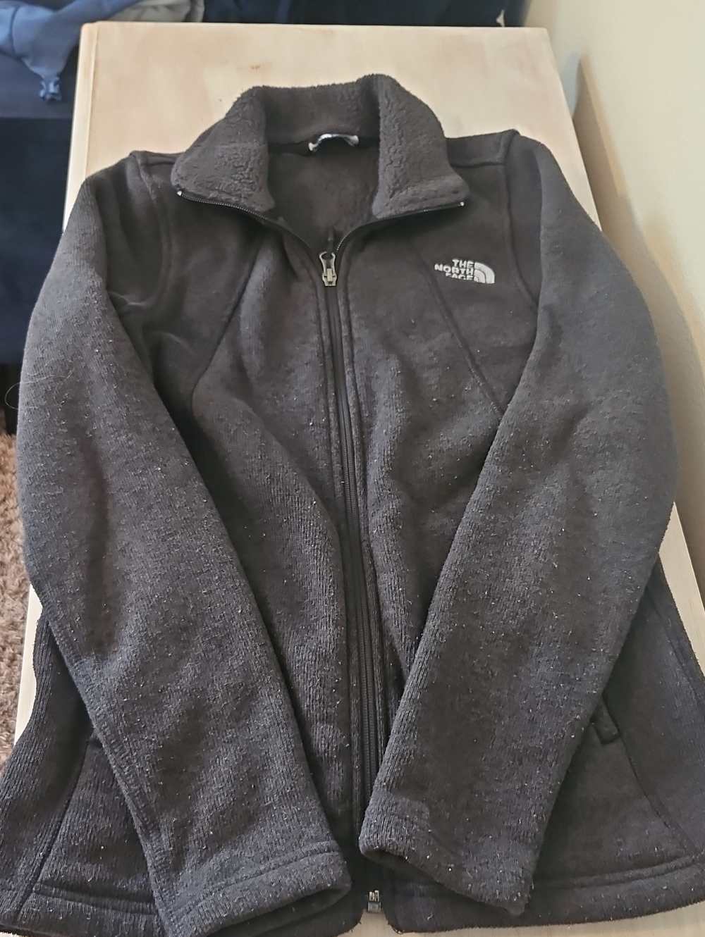 Women's The North Face Dark Gray Full-Zip Fleece Jacket